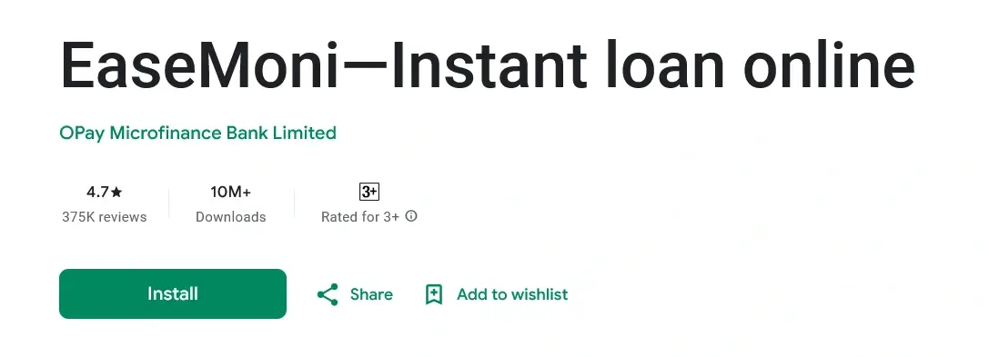 EaseMoni is Opay’s lending partner-1