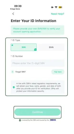 Opay Loan Requirements for Personal