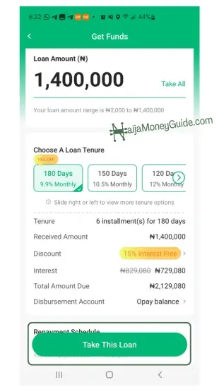 How to Get Opay Loan for the First Time on Your iPhone/Android Opay Loan Tenure and limit