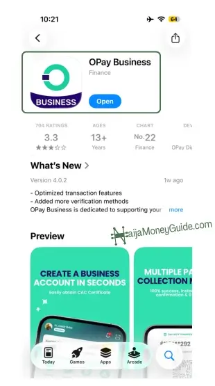 Opay Loan eligibility