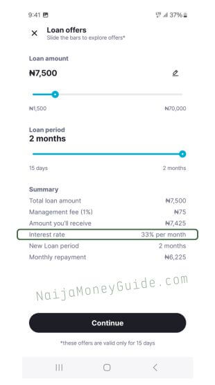 how does fairmoney loan work in nigeria